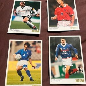 Adidas White and Black Soccer Superstar Postcards
